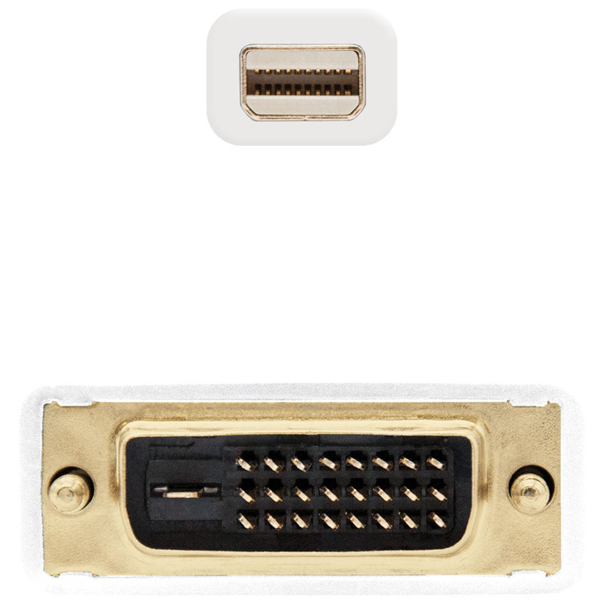 Nanocable - Cable Conversor NanoCable Mini DisplayPort/M para DVI/M 5 M Blanco