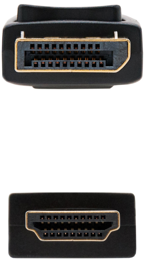 Nanocable - Cable Conversor NanoCable DisplayPort/M para HDMI/M 1.5 M Negro