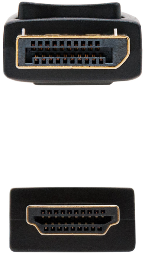 Nanocable - Cable Conversor NanoCable DisplayPort/M para HDMI/M 1 M Negro