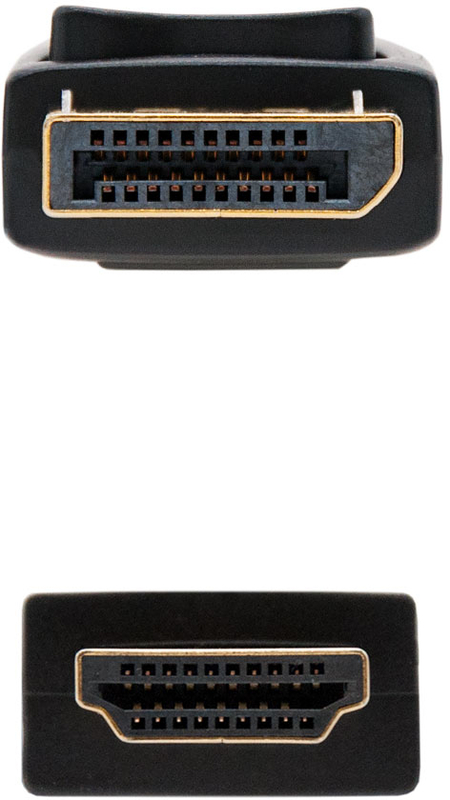 Nanocable - Cable Conversor NanoCable DisplayPort/M para HDMI/M 5 M Negro