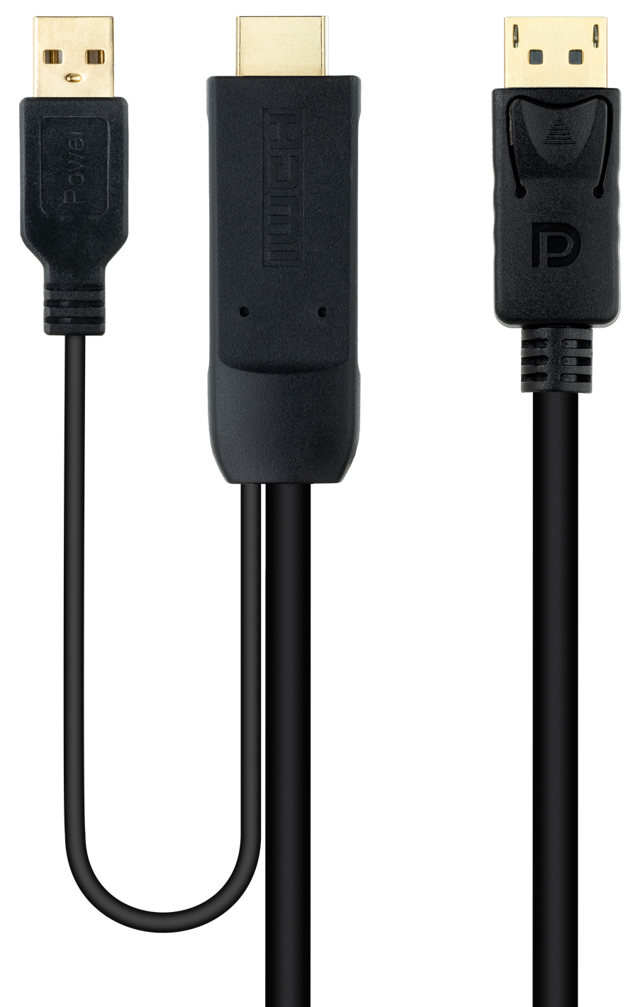 Nanocable - Cable Conversor NanoCable HDMI 2.0 para DisplayPort V1.2 1.8 M Negro