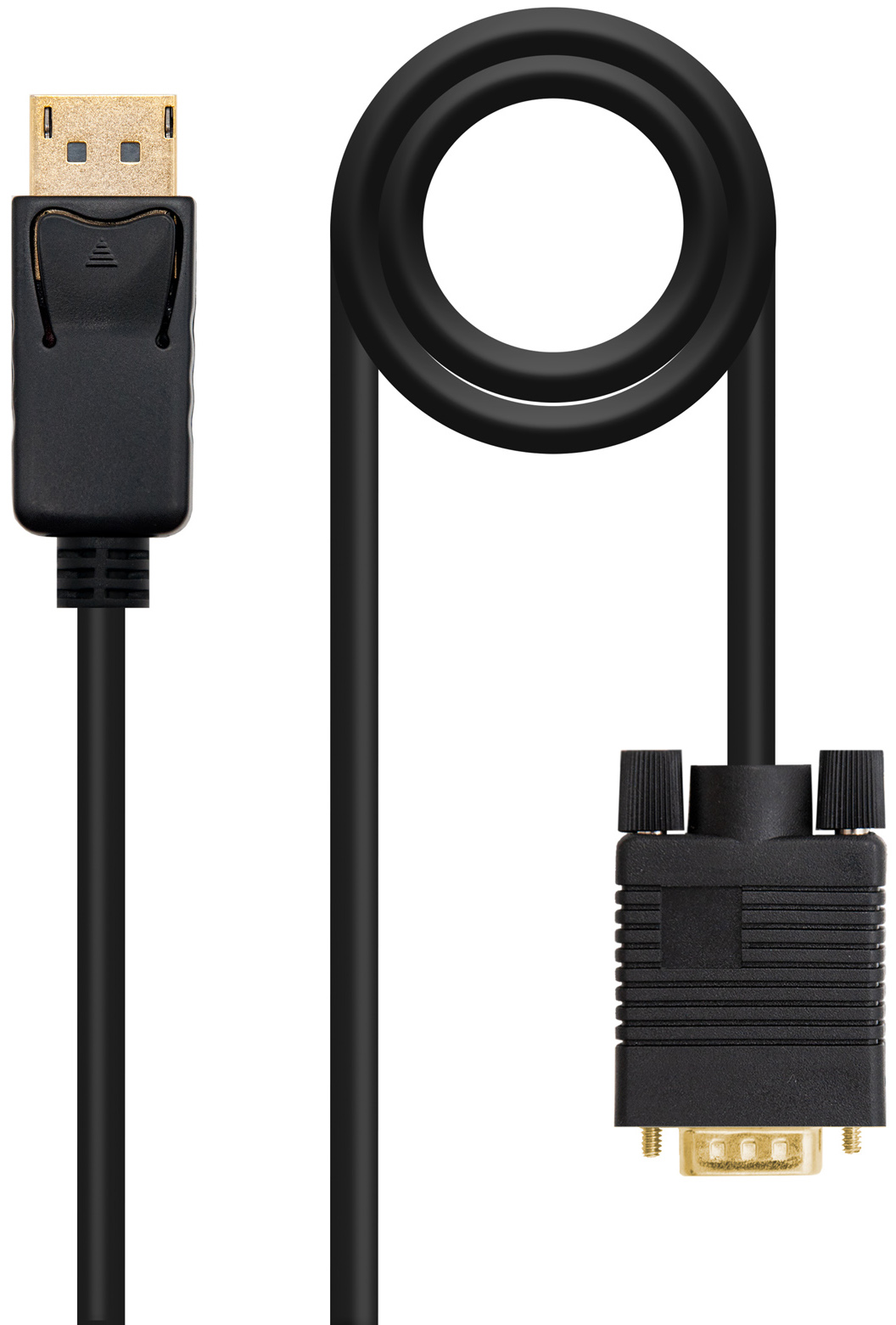 Cable Conversor NanoCable DisplayPort/M para VGA/M 1 M Negro