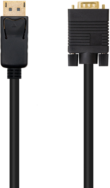 Nanocable - Cable Conversor NanoCable DisplayPort/M para VGA/M 2 M Negro