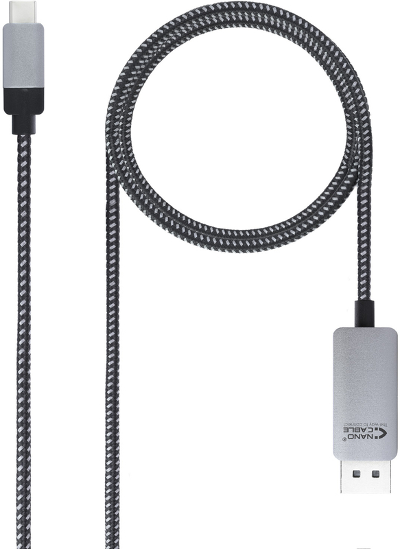 Cable Conversor NanoCable USB-C/M para DisplayPort/M 1.8 M Negro