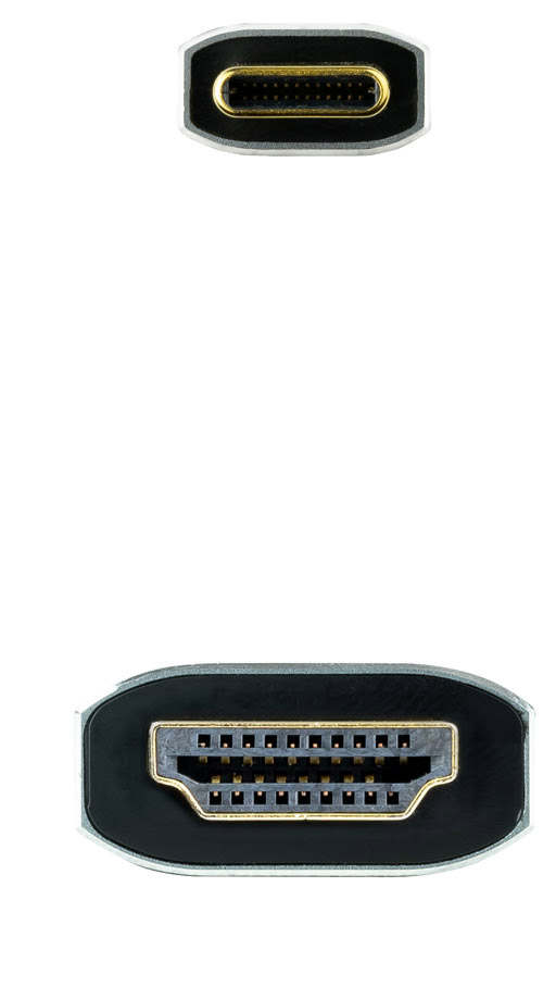 Nanocable - Cable Conversor NanoCable USB-C para HDMI 2.1 8K@60HZ 1.8 M Negro