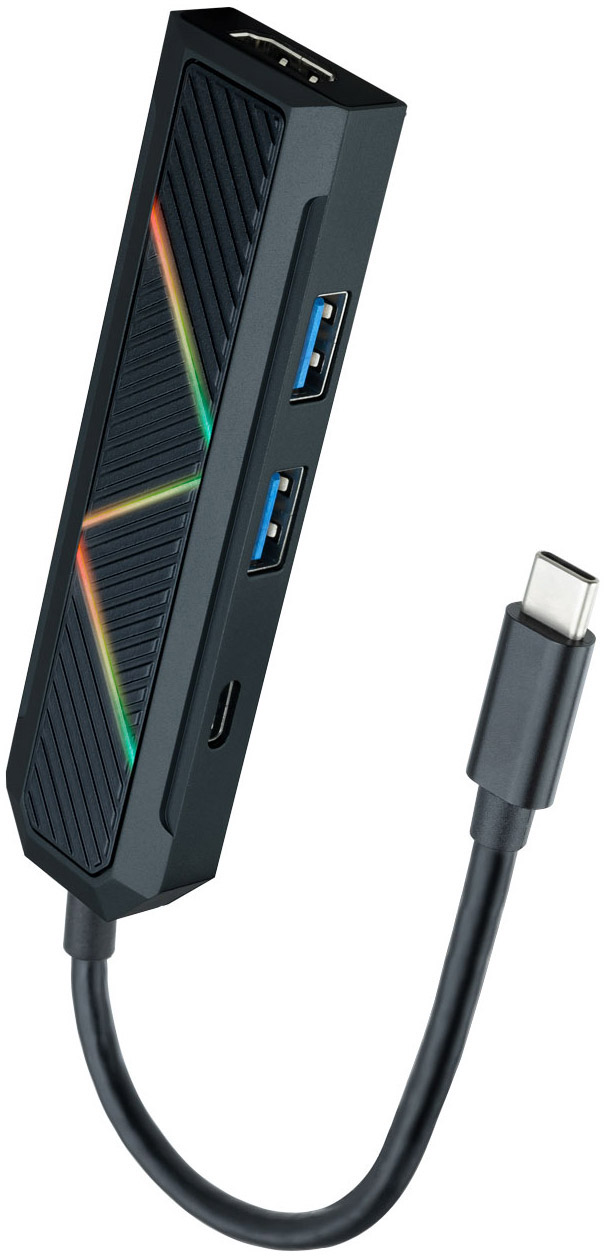 Nanocable - Hub USB-C NanoCable 2x USB-A / USB-C PD 3.0 (100W) / HDMI