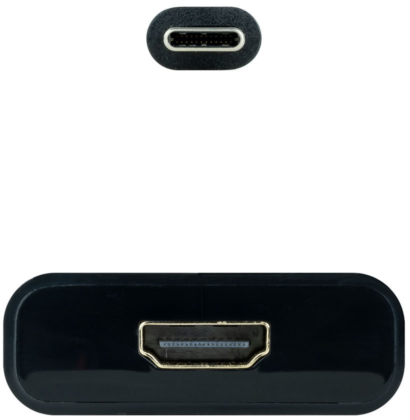 Nanocable - Adaptador NanoCable USB-C M para HDMI F 15 CM Negro