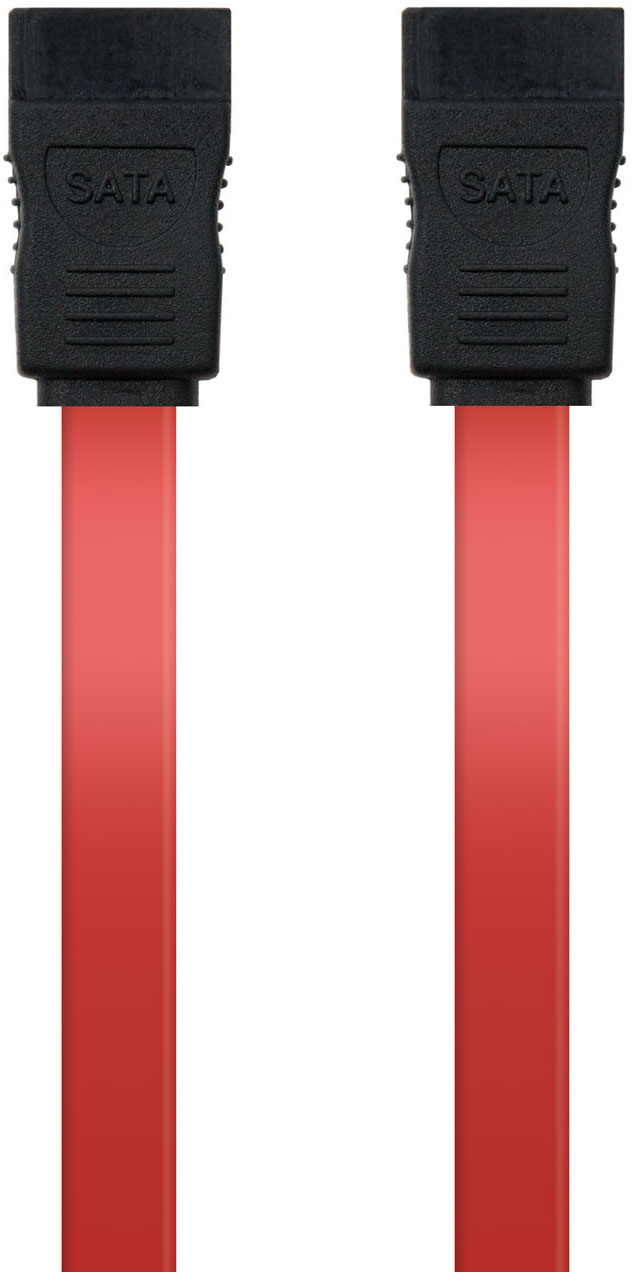 Nanocable - Cable SATA III NanoCable 50 CM Rojo OEM
