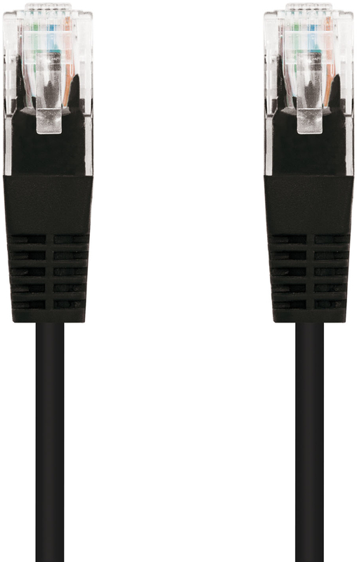 Nanocable - Cable de Red NanoCable RJ45 UTP CAT.5E AWG24 0.5M Negro