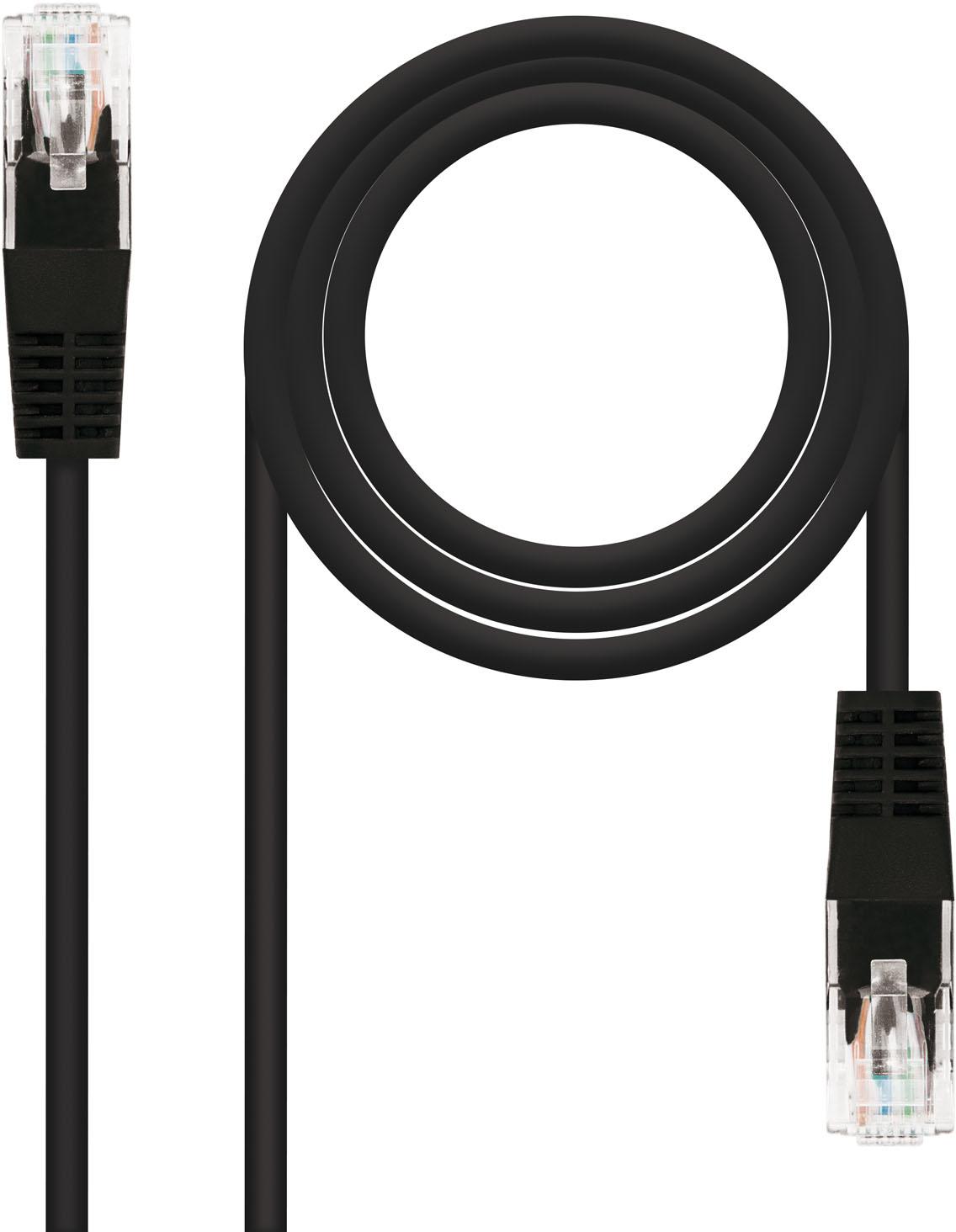 Nanocable - Cable de Red Nanocable RJ45 CAT.6 UTP AWG24 25 CM Negro