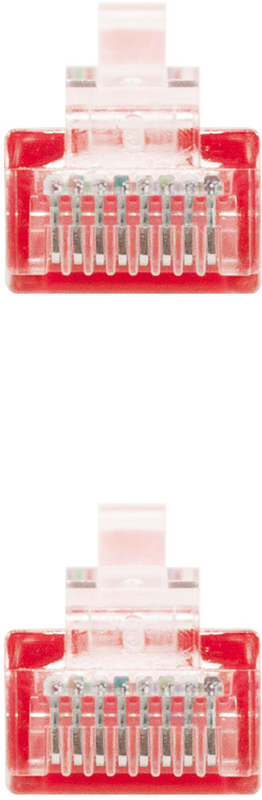 Nanocable - Cable de Red NanoCable RJ45 CAT.6 UTP AWG24 1 M Rojo