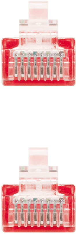Nanocable - Cable de Red NanoCable RJ45 CAT.6 UTP AWG24 2 M Rojo