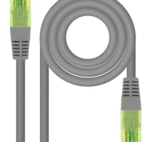 Cable de Red Patchcord Nanocable RJ45 CAT.6 UTP AWG26 CCA 0.30 M Gris