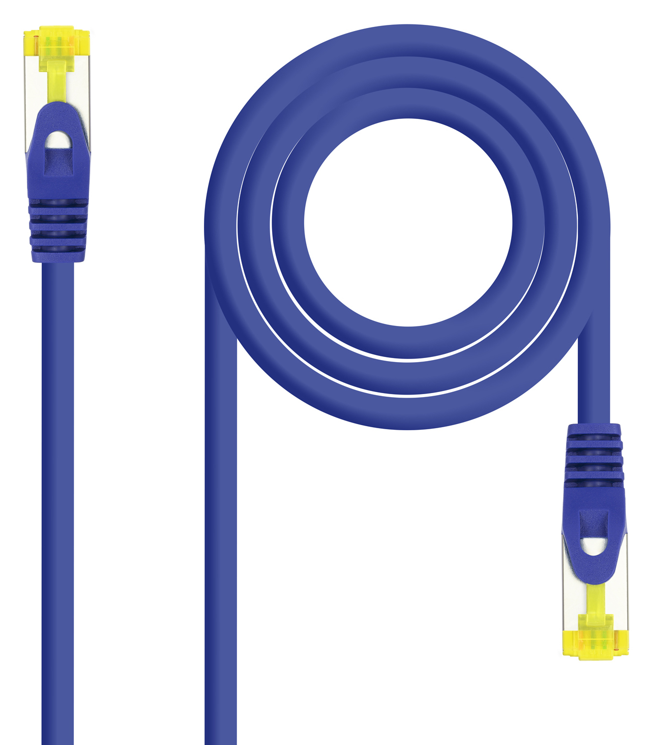 Cable de Red NanoCable RJ45 LSZH CAT.6A SFTP AWG26 2 M Azul