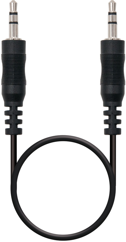 Cable de Audio NanoCable 3.5/M-3.5/M 0.3 M