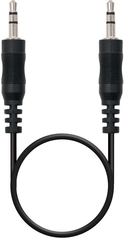 Nanocable - Cable de Audio NanoCable 3.5/M-3.5/M 1.5 M