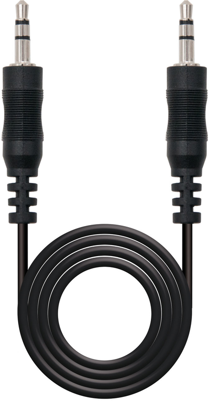 Nanocable - Cable de Audio NanoCable 3.5/M-3.5/M 3 M