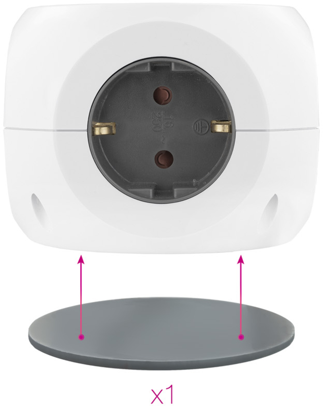 Nanocable - Base de 3 Tomas com 4 USB's (2 USB A / 2 USB-C) c/ interruptor