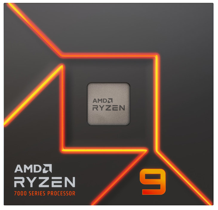 AMD - Procesador AMD Ryzen 9 7900 12-Core (4.7GHz-5.4GHz) 76MB AM5