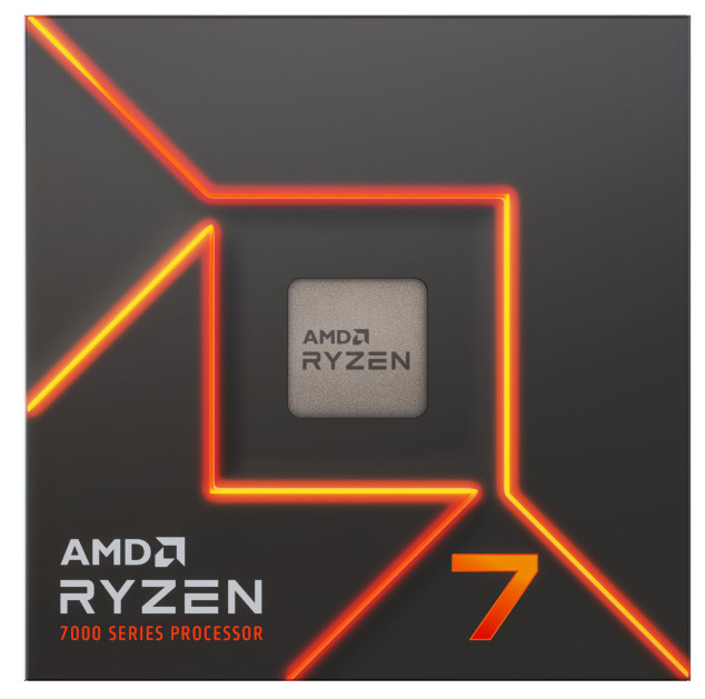 AMD - Procesador AMD Ryzen 7 7700 8-Core (4.5GHz-5.3GHz) 40MB AM5