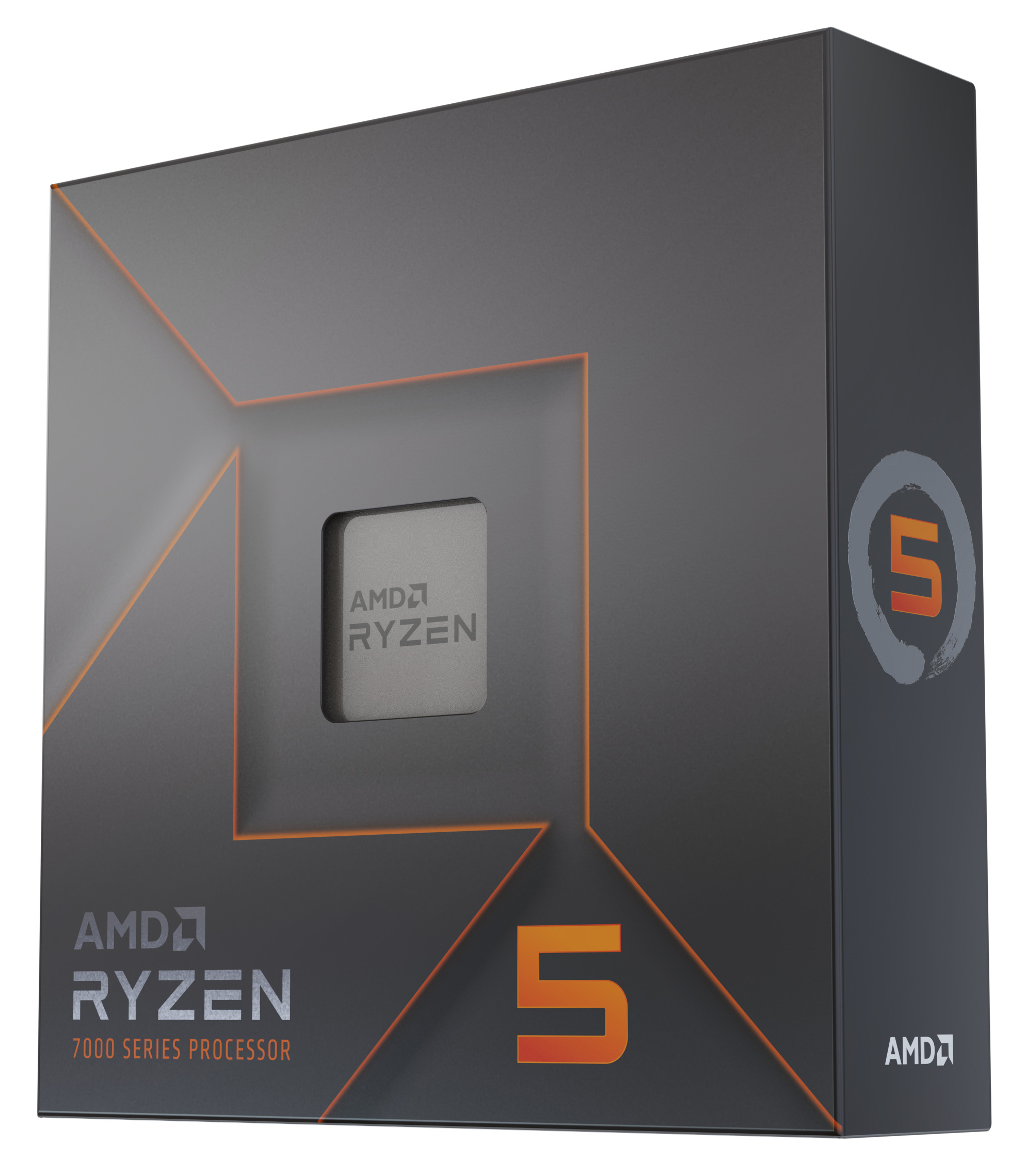 AMD - Procesador AMD Ryzen 5 7600X 6-Core (4.7GHz-5.3GHz) 38MB AM5