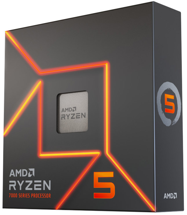 AMD - Procesador AMD Ryzen 5 7600 6-Core (4.7GHz-5.2GHz) 38MB AM5