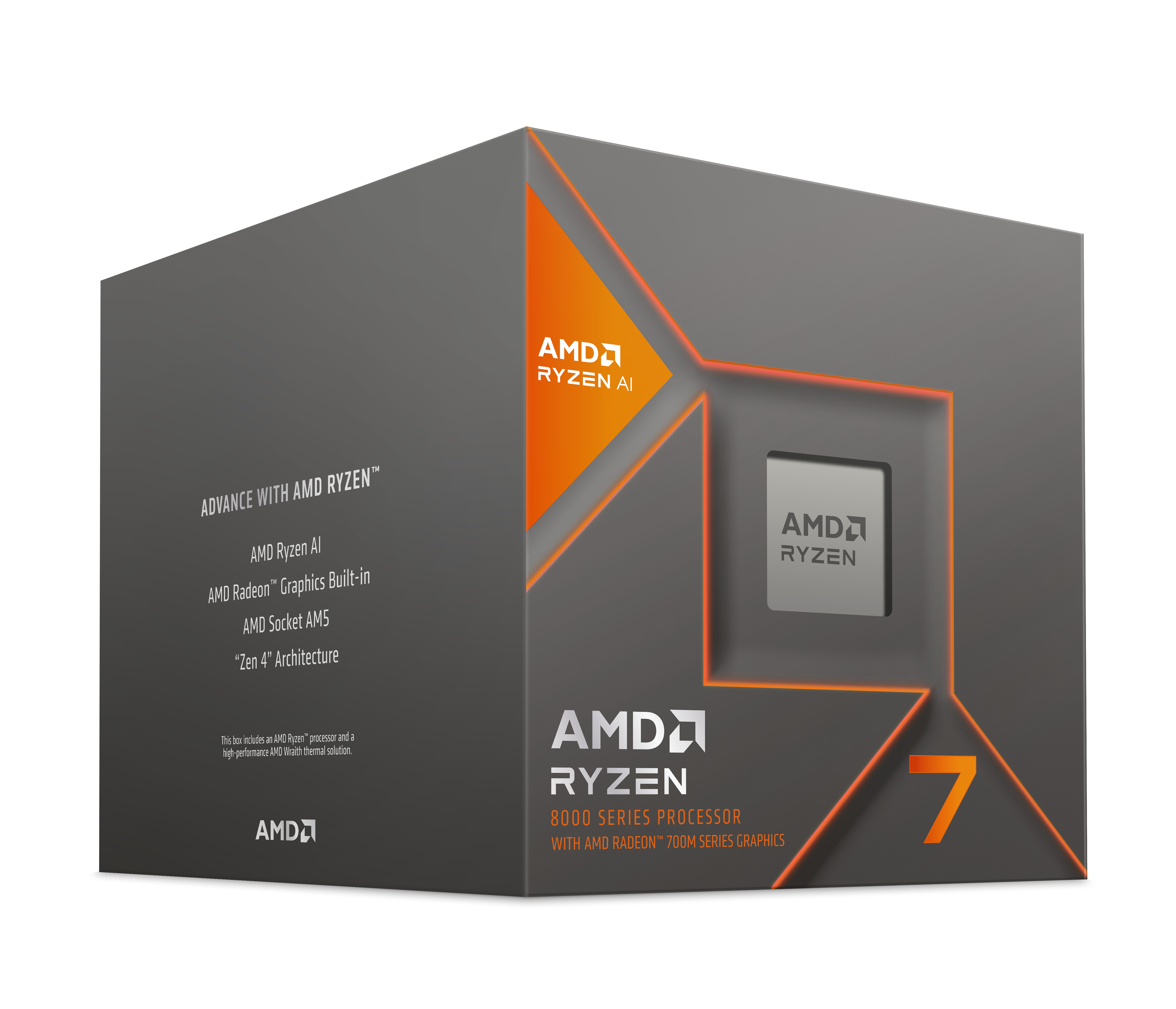 AMD - Procesador APU AMD Ryzen 7 8700G 8-Core (4.2GHz-5GHz) 24MB AM5