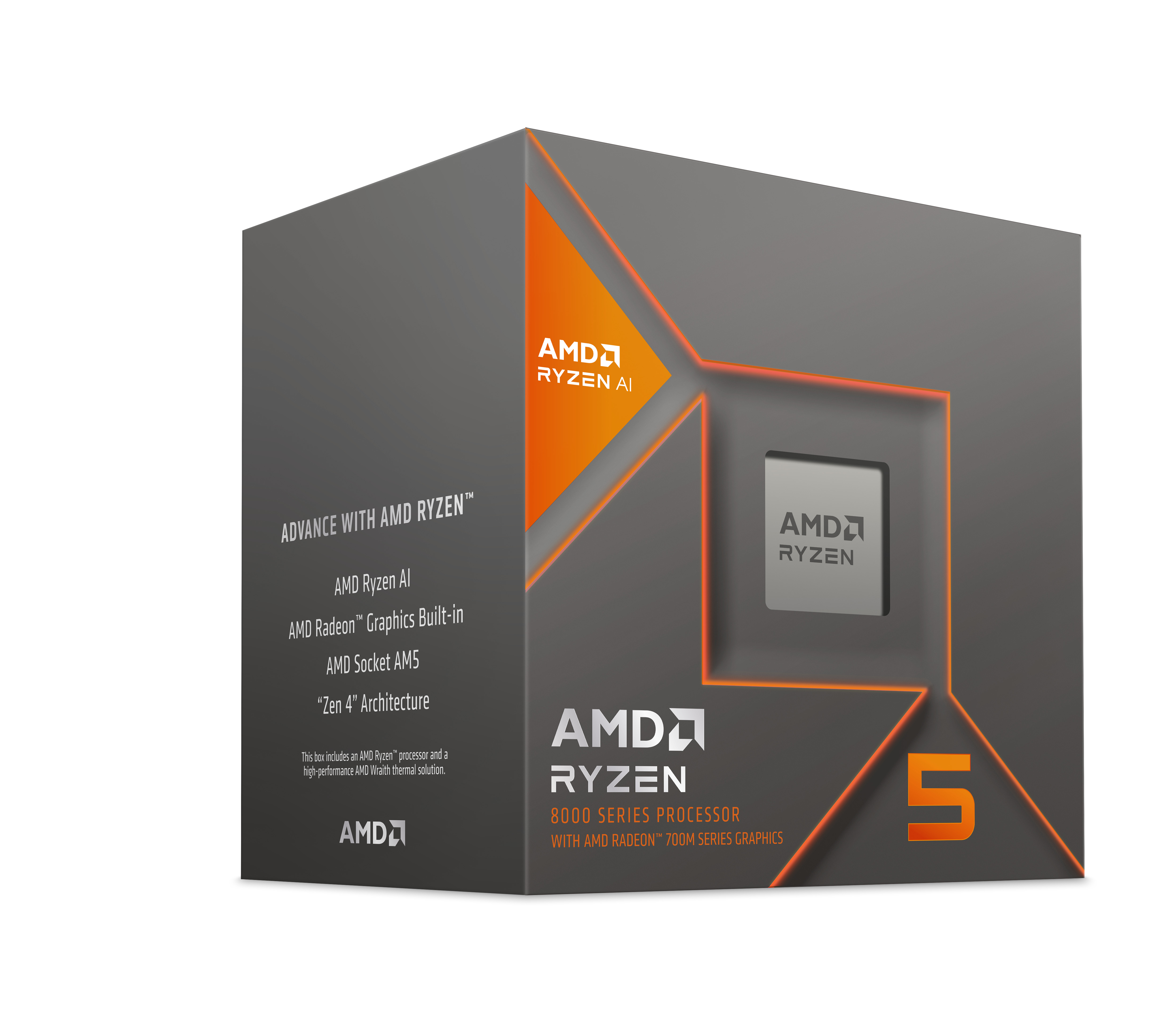 AMD - Procesador APU AMD Ryzen 5 8600G 6-Core (4.3GHz-5GHz) 22MB AM5