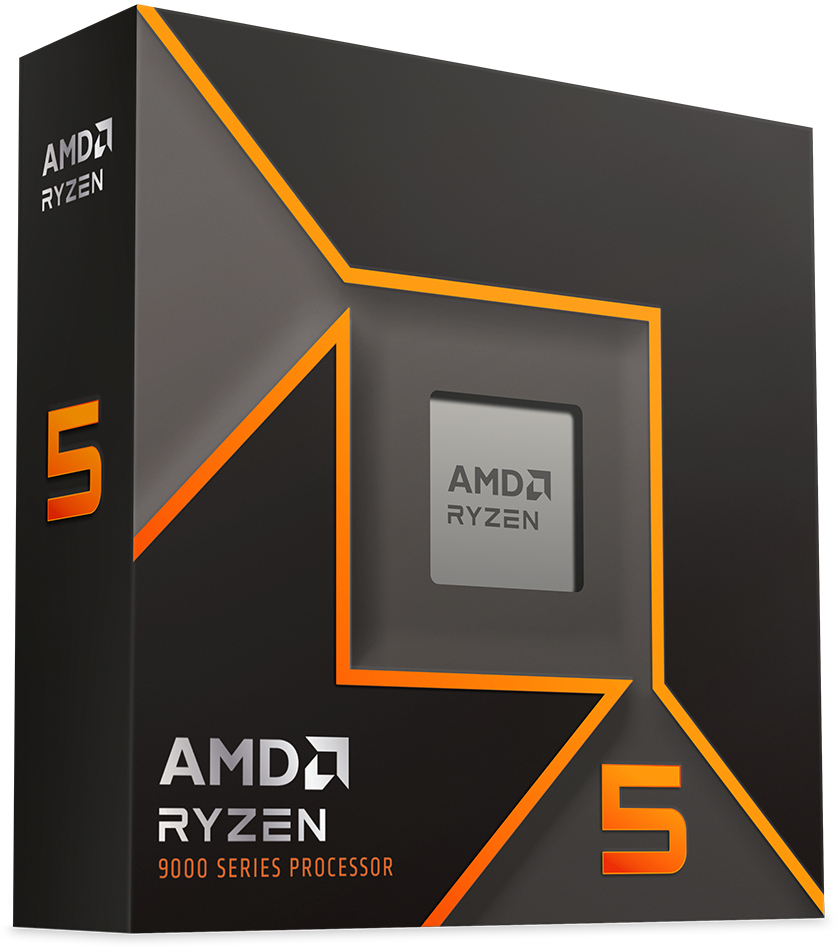 AMD - Procesador AMD Ryzen 5 9600X 6-Core (3.9GHz-5.4GHz) 32MB AM5