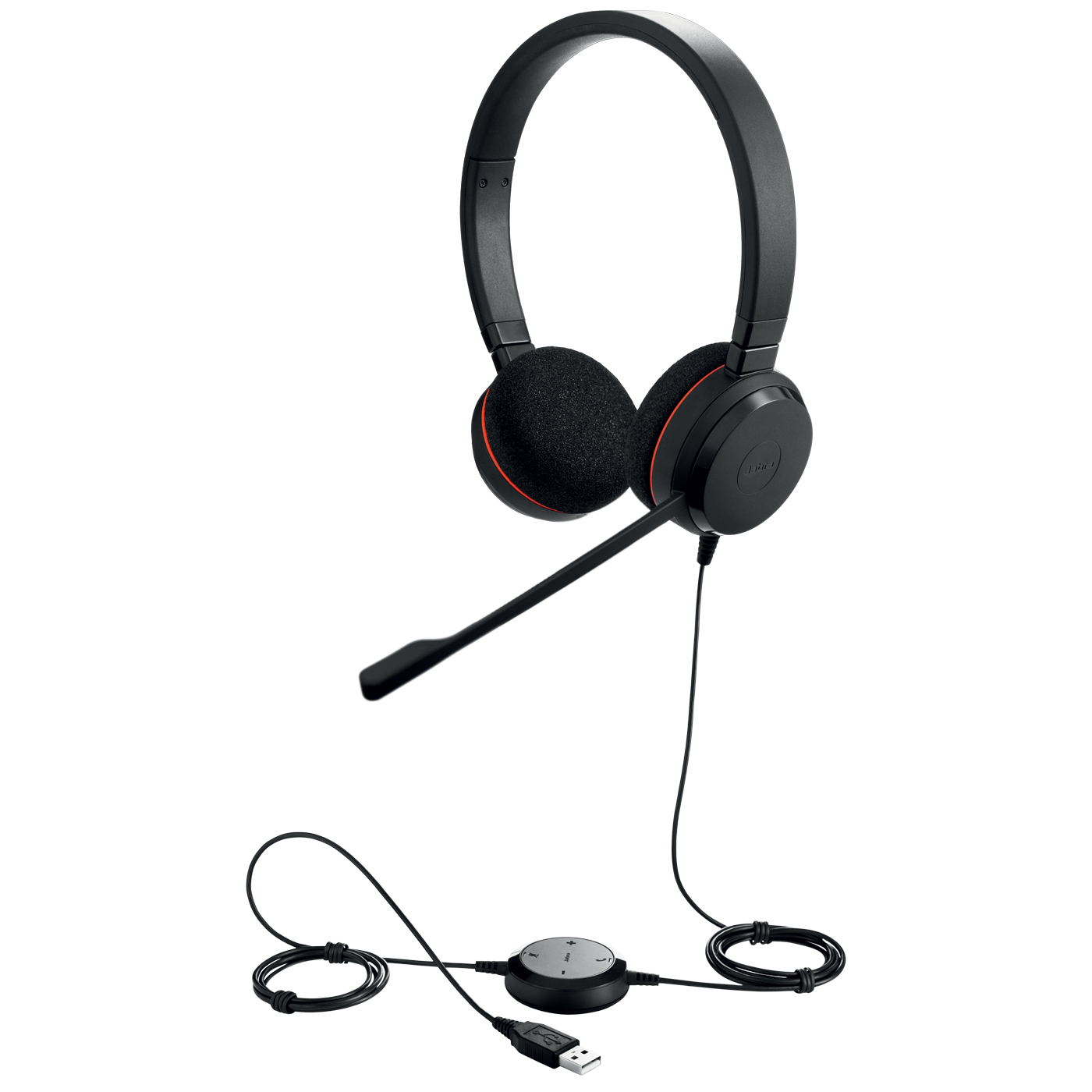 Jabra - Headset Jabra Evolve 20 Stereo UC USB Black