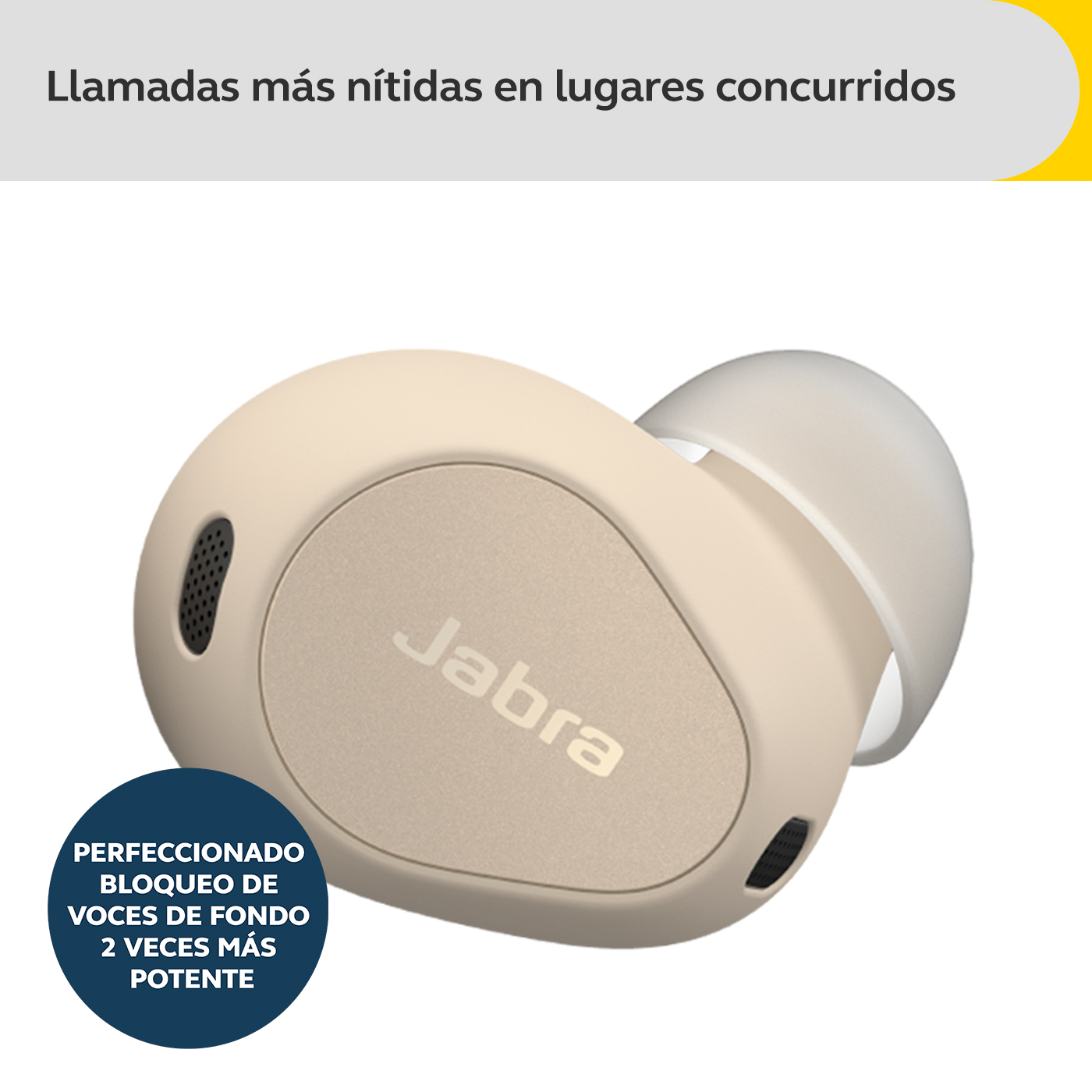 Jabra - Earbuds Jabra Elite 4 Light Beige