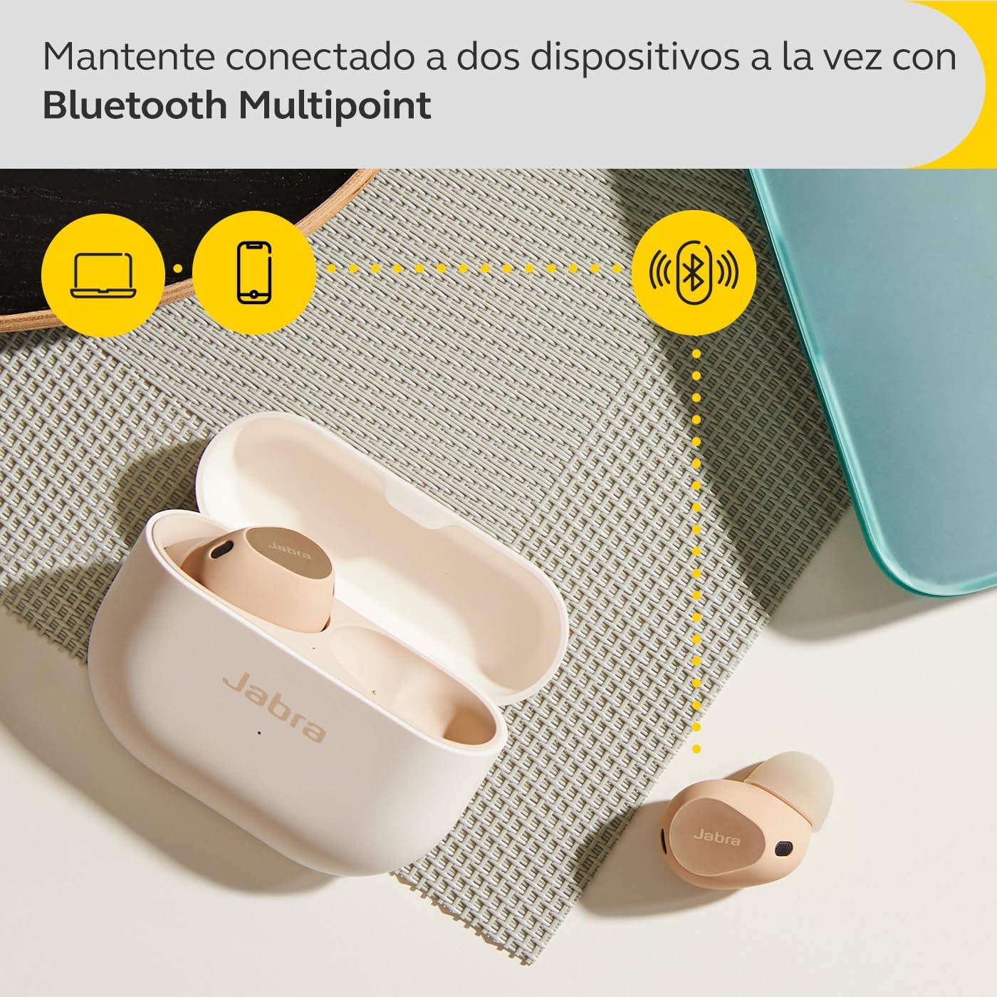 Jabra - Earbuds Jabra Elite 4 Light Beige