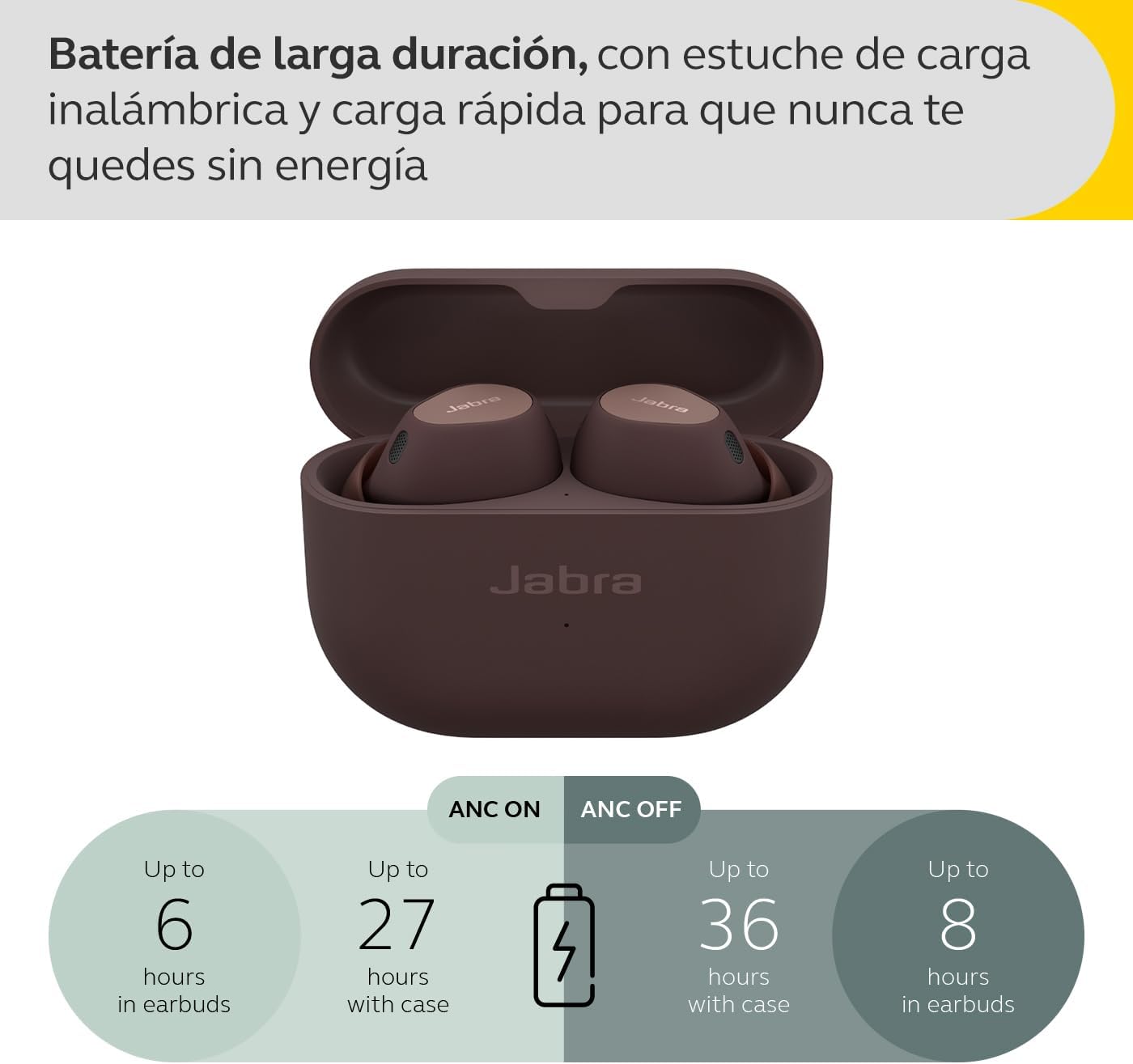 Jabra - Earbuds Jabra Elite 10 Cocoa