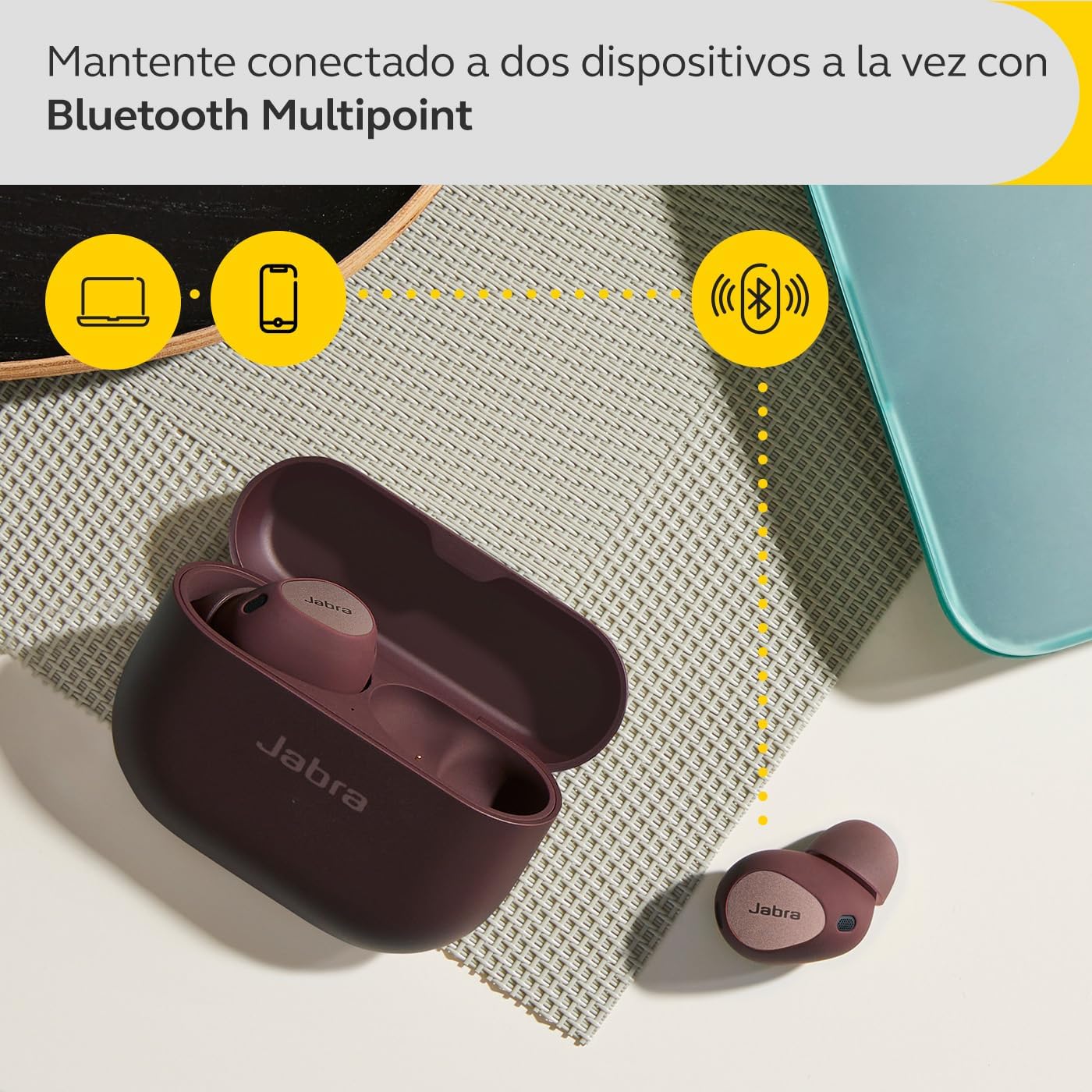 Jabra - Earbuds Jabra Elite 10 Cocoa