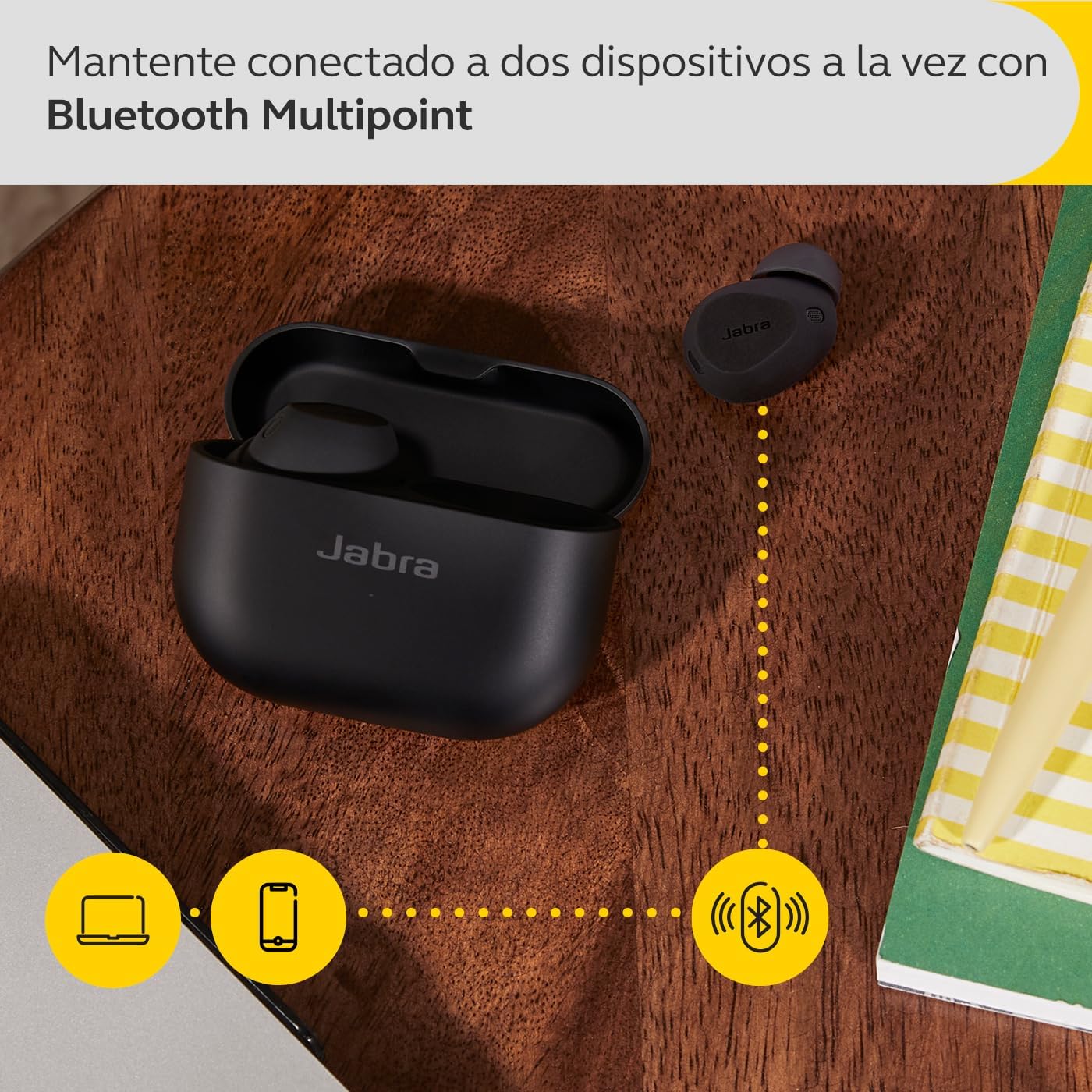 Jabra - Earbuds Jabra Elite 10 Gloss Black