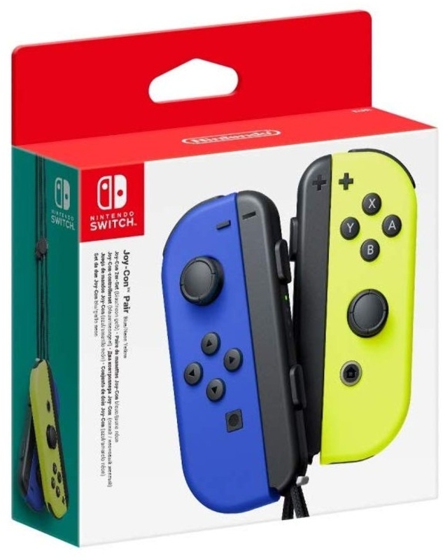 Nintendo - Mando Nintendo Joy-Con (set Izq/Der) Azul/Amarillo Neón