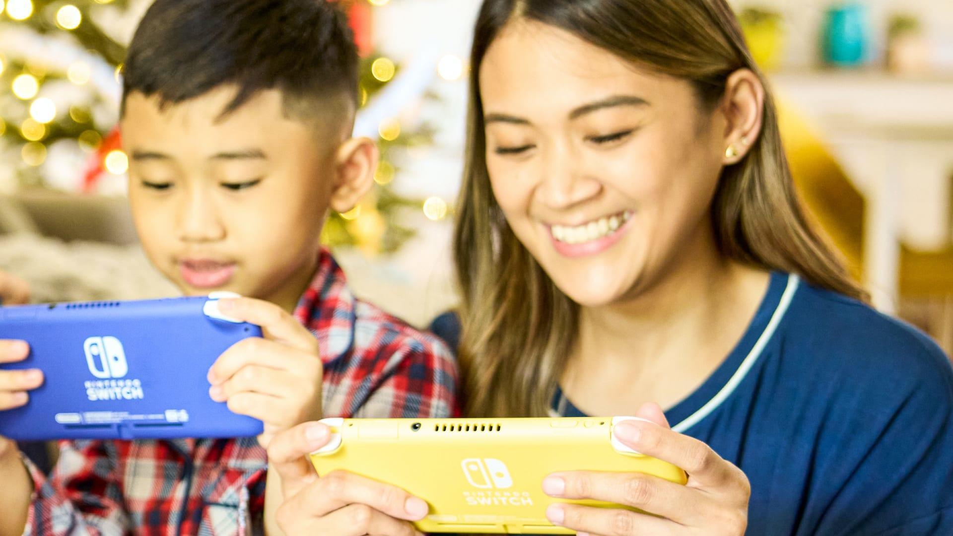  - ** B Grade ** Consola Portátil Nintendo Switch Lite Azul