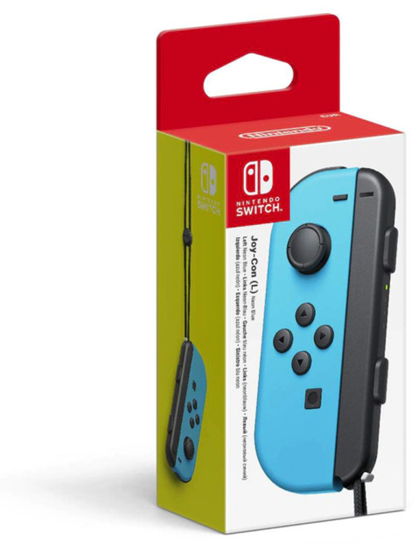 Nintendo - Mando Nintendo Joy-Con Izquierdo Azul Neón