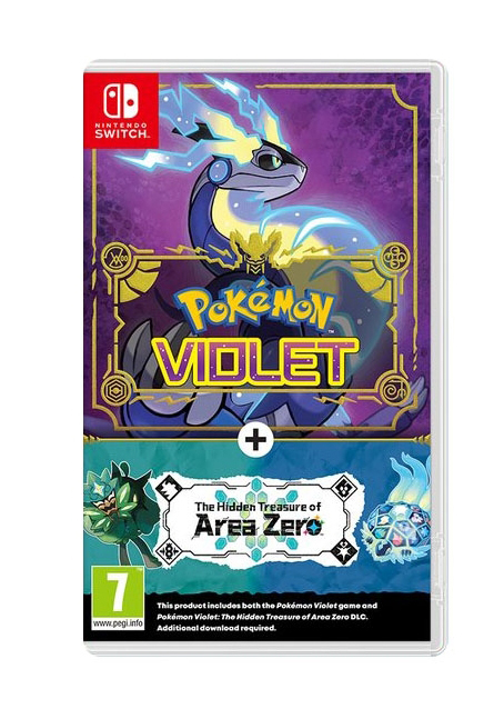 Juego Nintendo Switch Pokémon Violet + DLC The Hidden Treasure of Area Zero