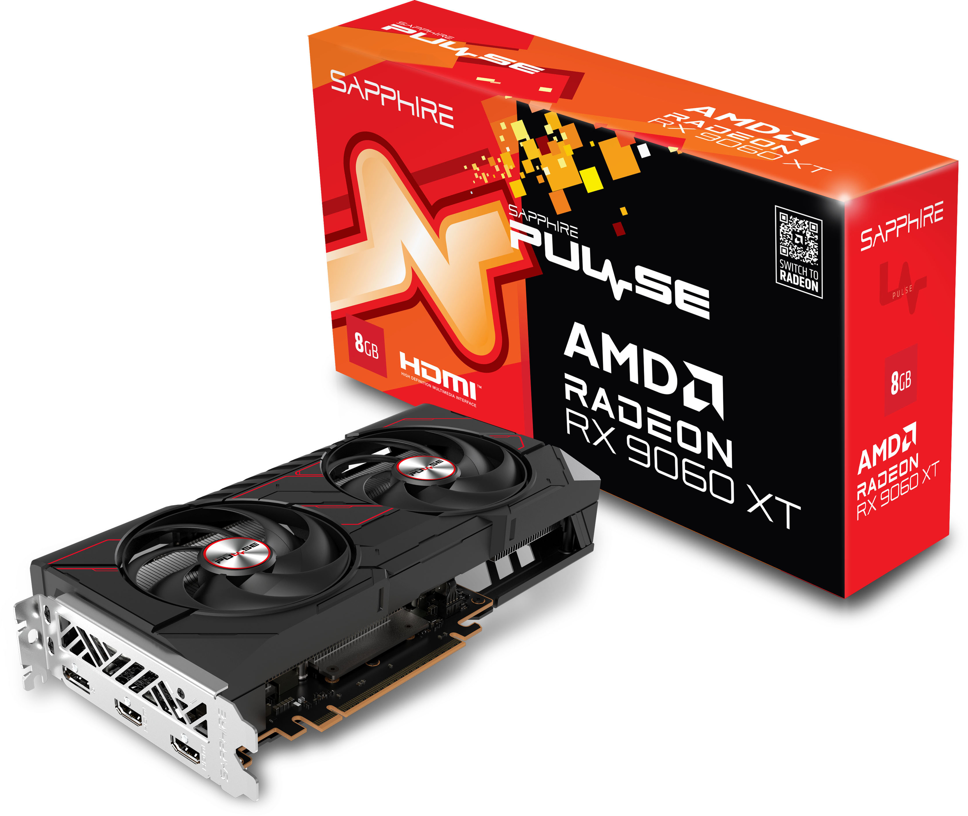 Sapphire - Gráfica Sapphire Radeon RX 9060 XT Pulse 8GB GDDR6