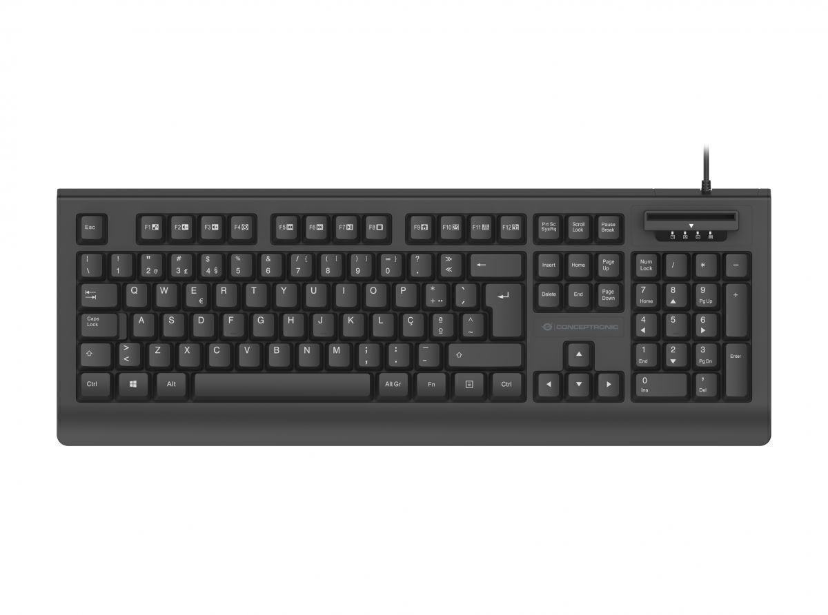 Teclado Conceptronic KAYNE01PT Preto (PT)