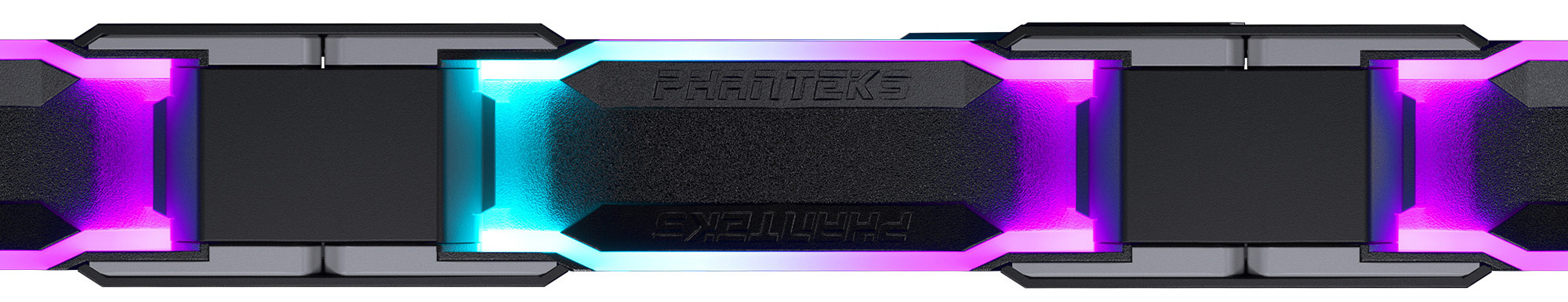 Phanteks - Ventilador Phanteks D30 PWM D-RGB Negro - 120mm