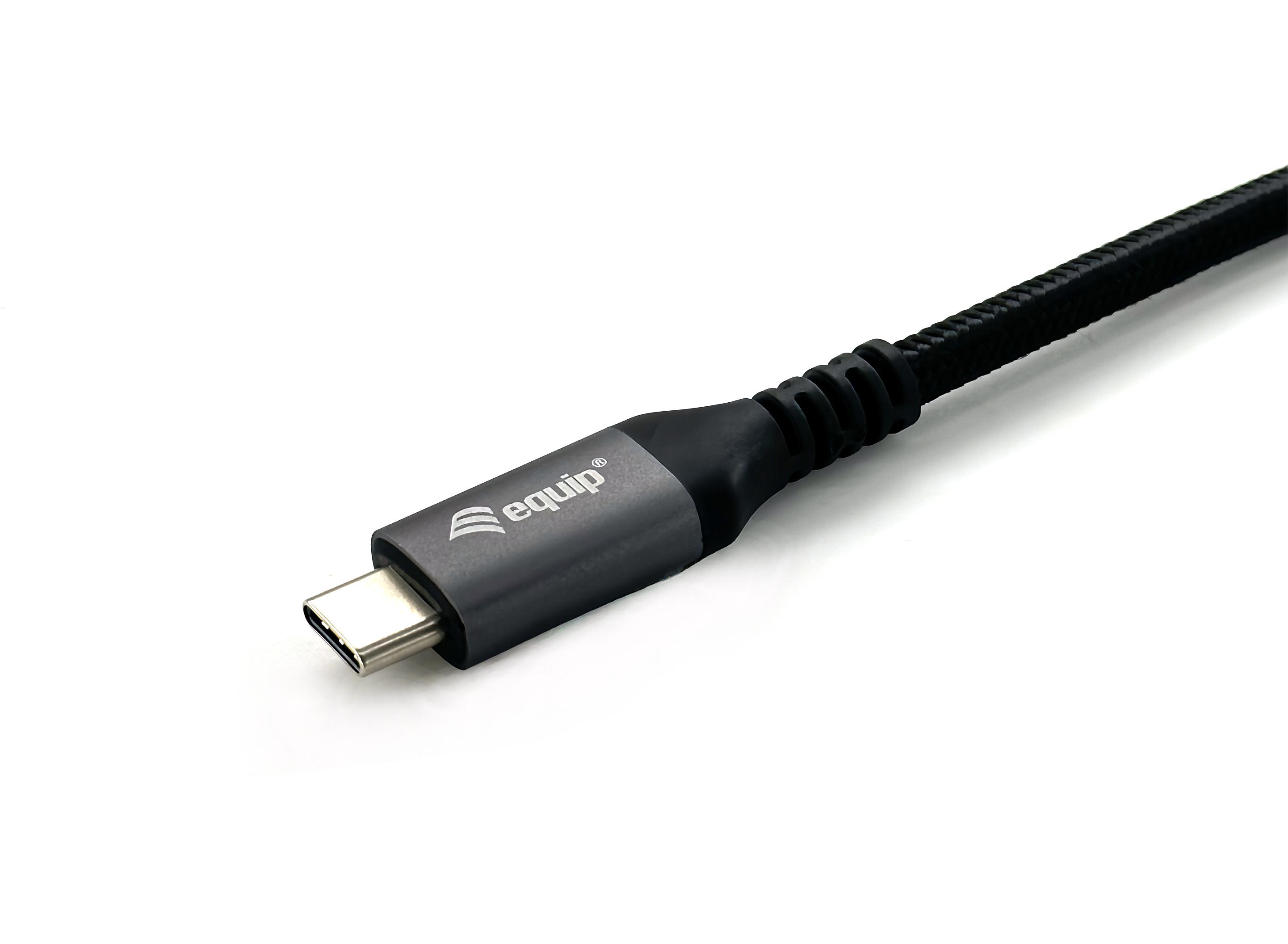 Equip - Cable Equip Extensión USB 3.2 Gen 2 10Gbps, USB-C M/F 0.5 M Negro