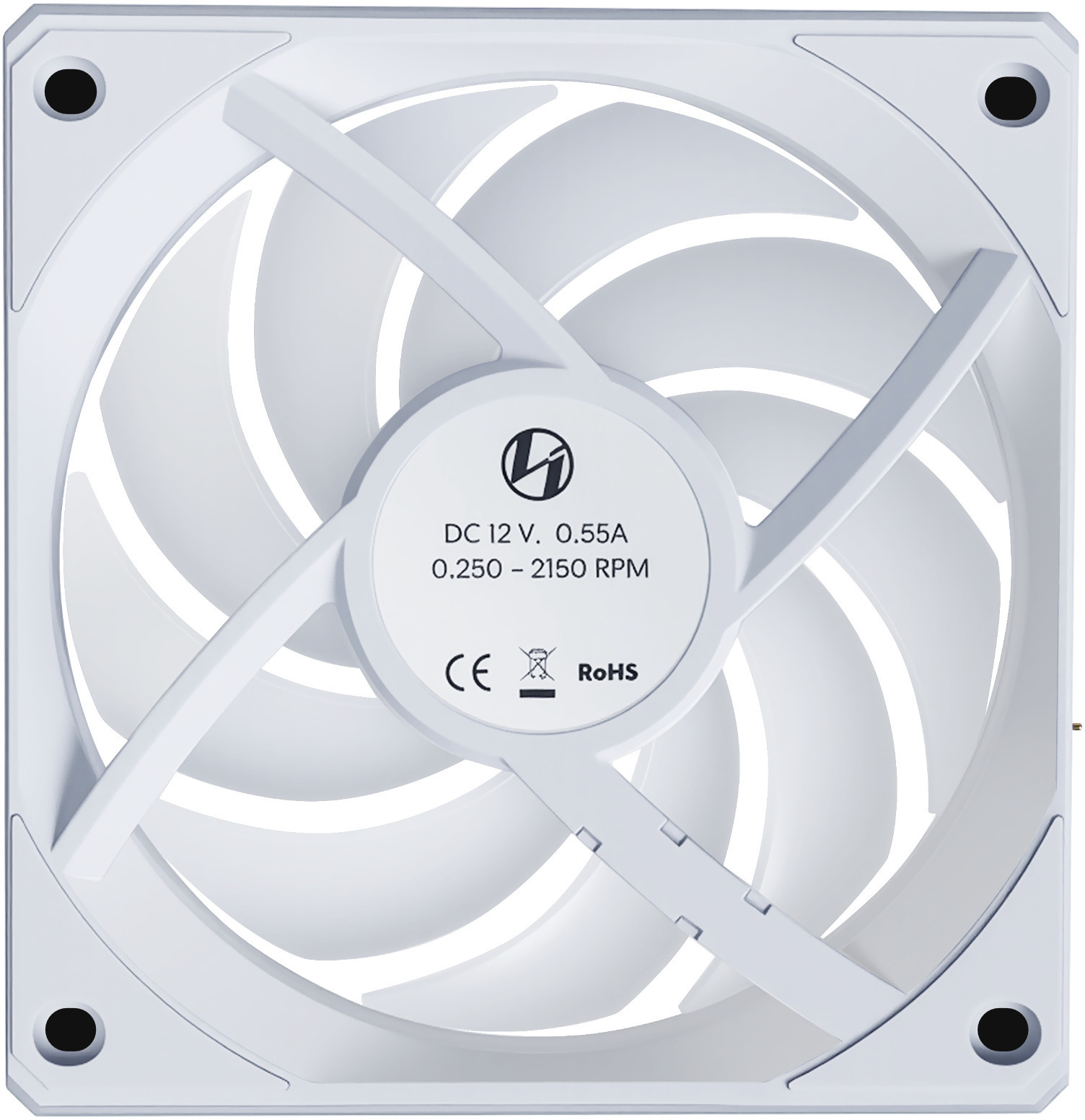 Lian Li - Ventilador Lian Li UNI FAN CL120 Wireless RGB Reverse Blade PWM Blanco 120mm