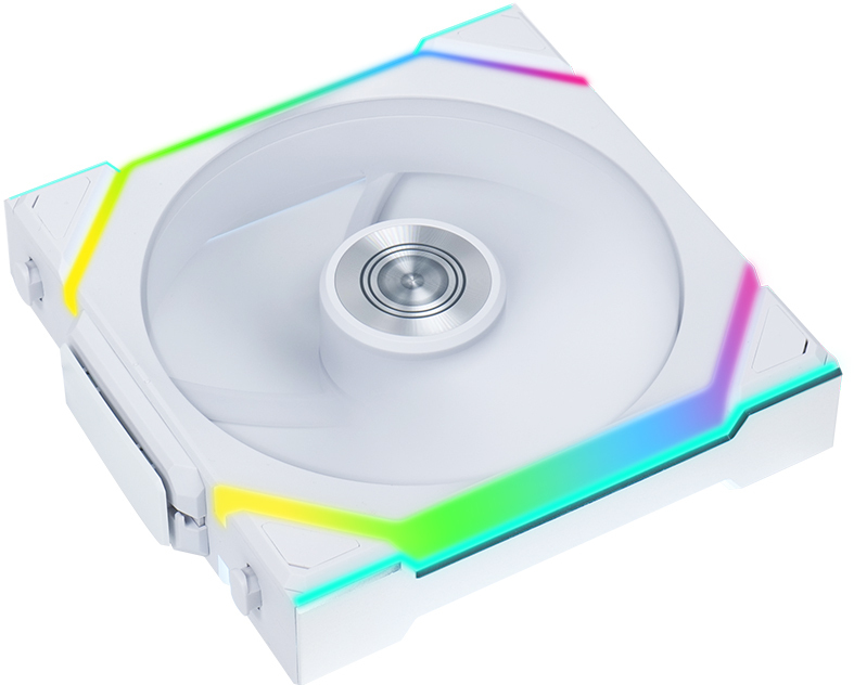 Lian Li - Ventilador Lian Li UNI FAN SL120 Wireless RGB Reverse Blade PWM Blanco 120mm