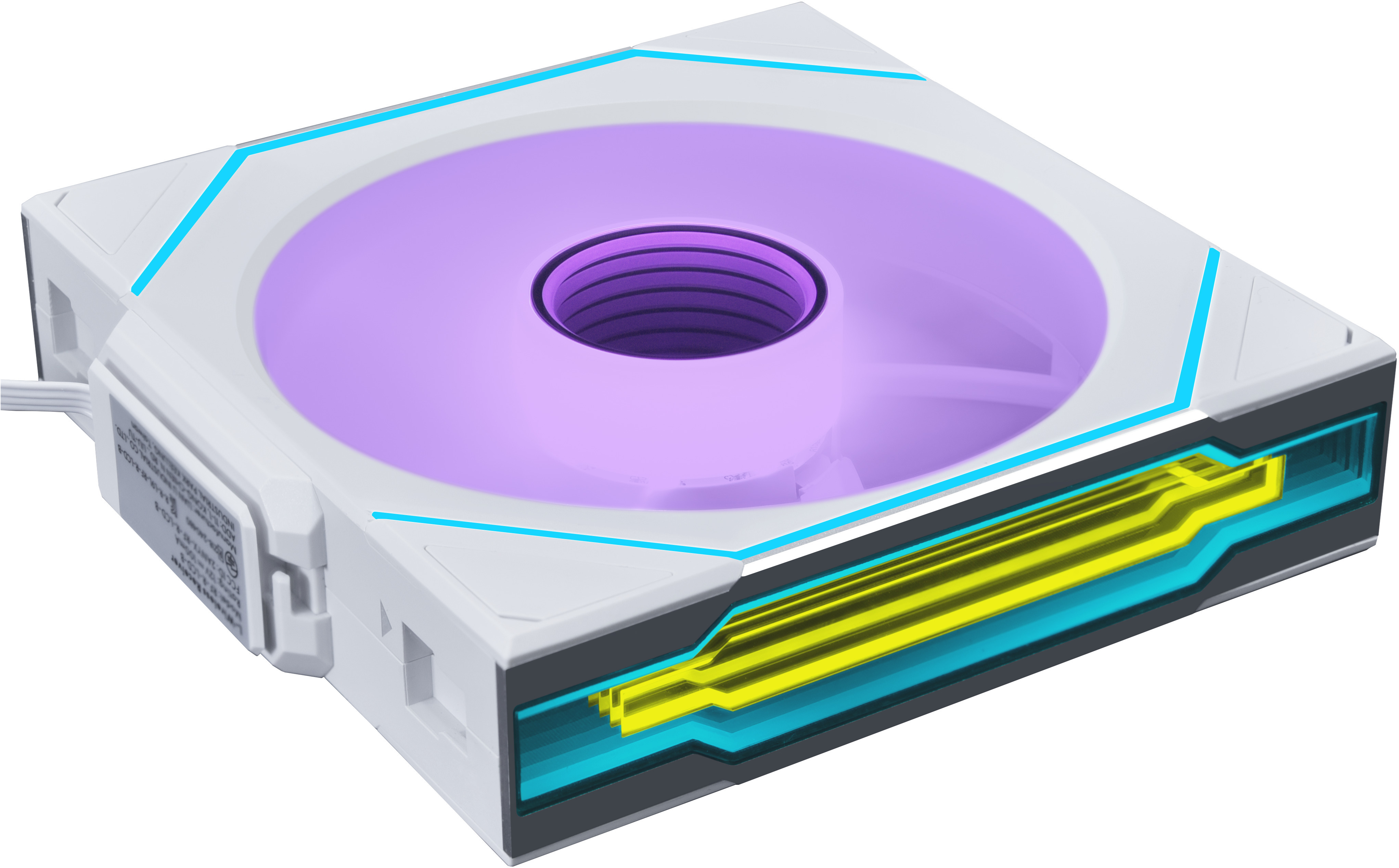 Lian Li - Ventilador Lian Li UNI FAN SL120 Infinity Wireless RGB Reverse Blade PWM Blanco 120mm