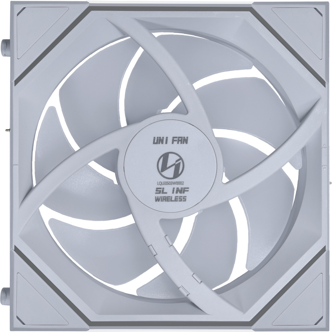 Lian Li - Ventilador Lian Li UNI FAN SL120 Infinity Wireless RGB Reverse Blade PWM Blanco 120mm (Pack 3)