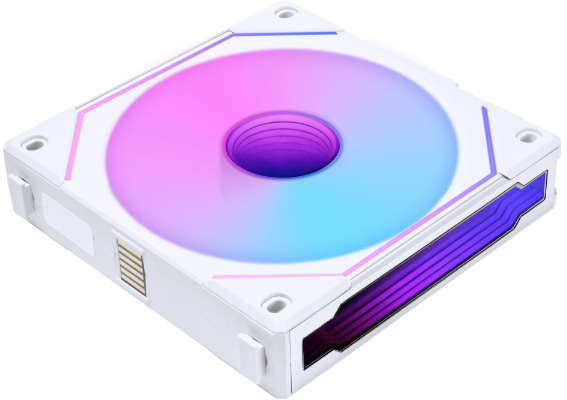 Lian Li - Ventilador Lian Li UNI FAN SL120 Infinity RGB Reverse Blade PWM Negro 120mm (Pack 3)