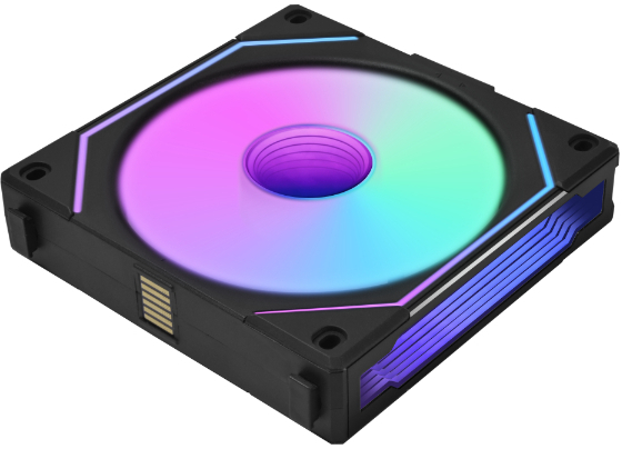 Lian Li - Ventilador Lian Li UNI FAN SL120 Infinity RGB Reverse Blade PWM Blanco 120mm (Pack 3)