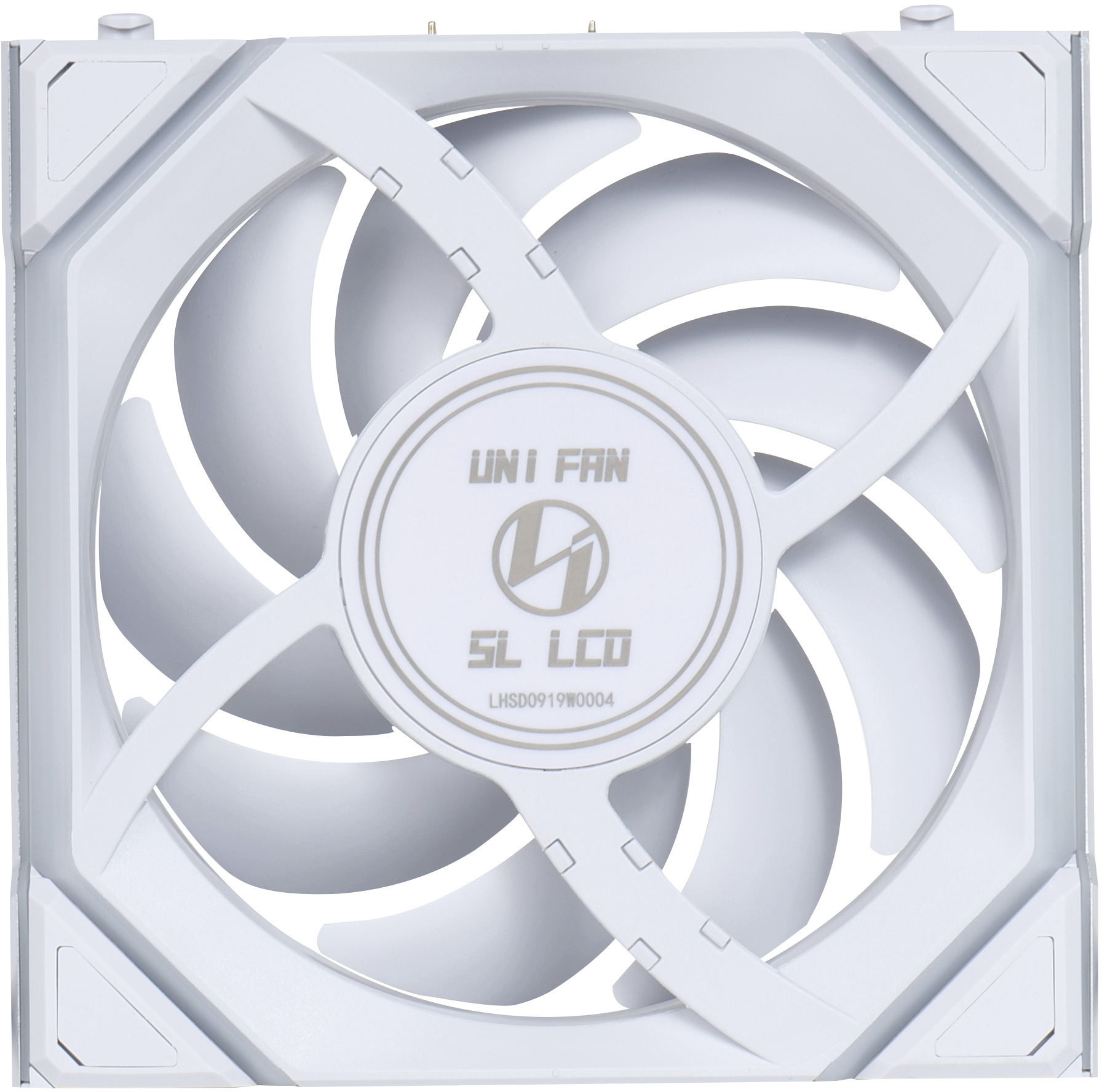 Lian Li - Ventilador Lian Li UNI FAN SL120 LCD Wireless RGB Reverse Blade PWM Blanco 120mm